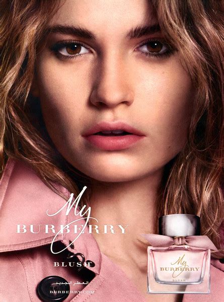 my burberry blush lily james|A Signature Scent .